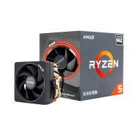 AMD 锐龙 5 2600X MAX 处理器 (R5) 6核12线程 AM4 接口 3.6GHz 盒装CPU