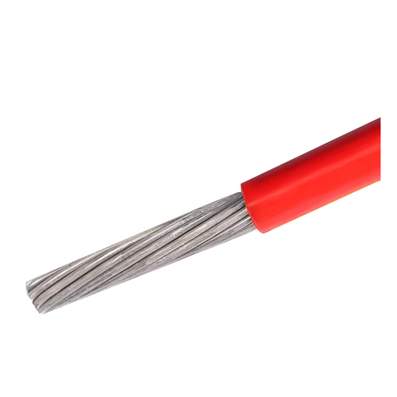 绵缆 铝芯聚氯乙烯绝缘电线 BLV-10红色450/750V 卷高清大图