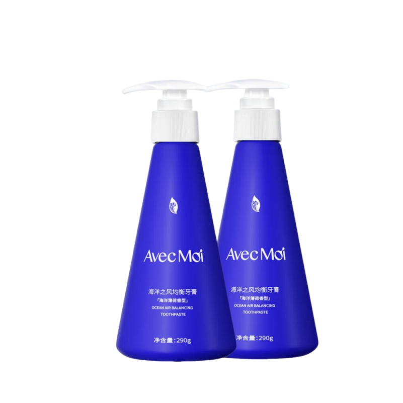 AVEC MOI海洋之风 FZ-039 益生菌均衡按压牙膏290g*2瓶