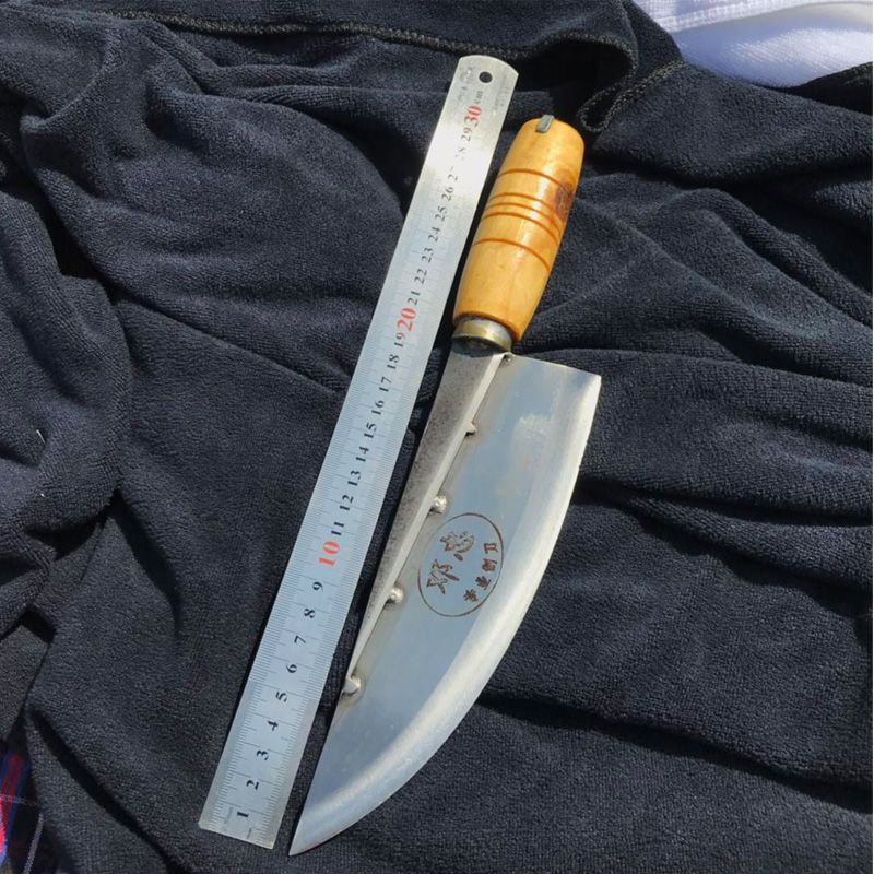 双狮吹毛断发超薄屠宰刀分割剔骨刀切牛肉剃羊肉切牛肉羊肉刀手工锻打