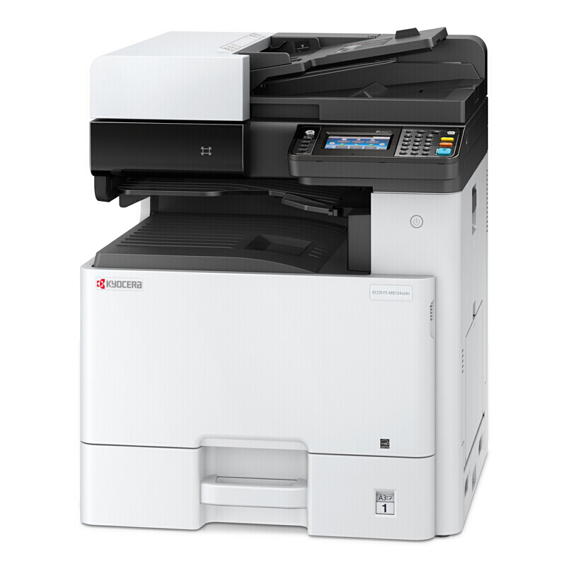 京瓷 (Kyocera) ECOSYS M8124cidn A3彩色多功能复合机 标配含输稿器高清大图