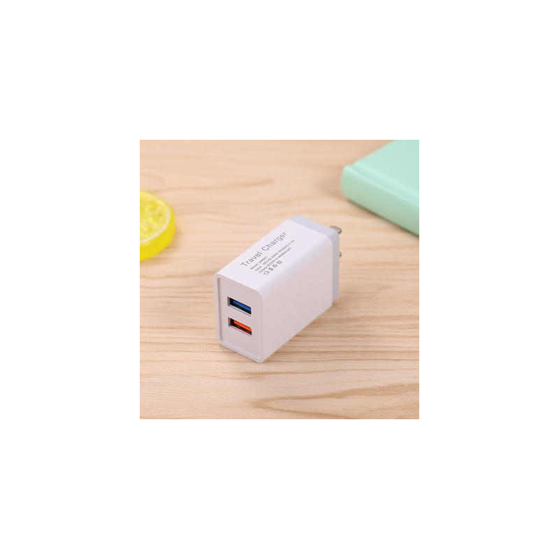 usb多口孔快充5v3a快速冲多功能三口双头5v2a手机充电数据线器|2A单口黑色