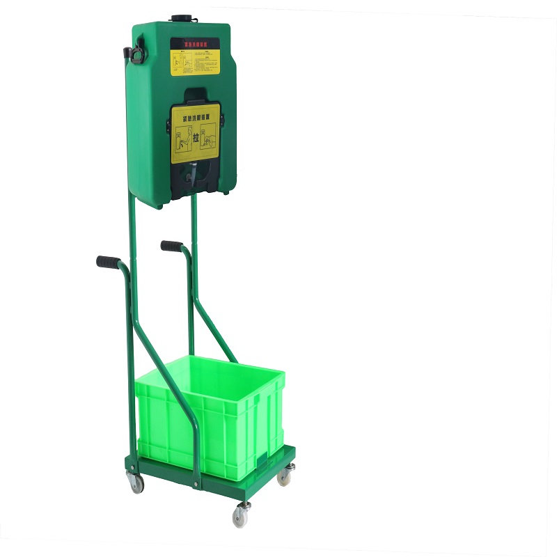 添盾 推车式30L便携式壁挂式洗眼器(碳钢推车)TD-EYWTB030T 台高清大图