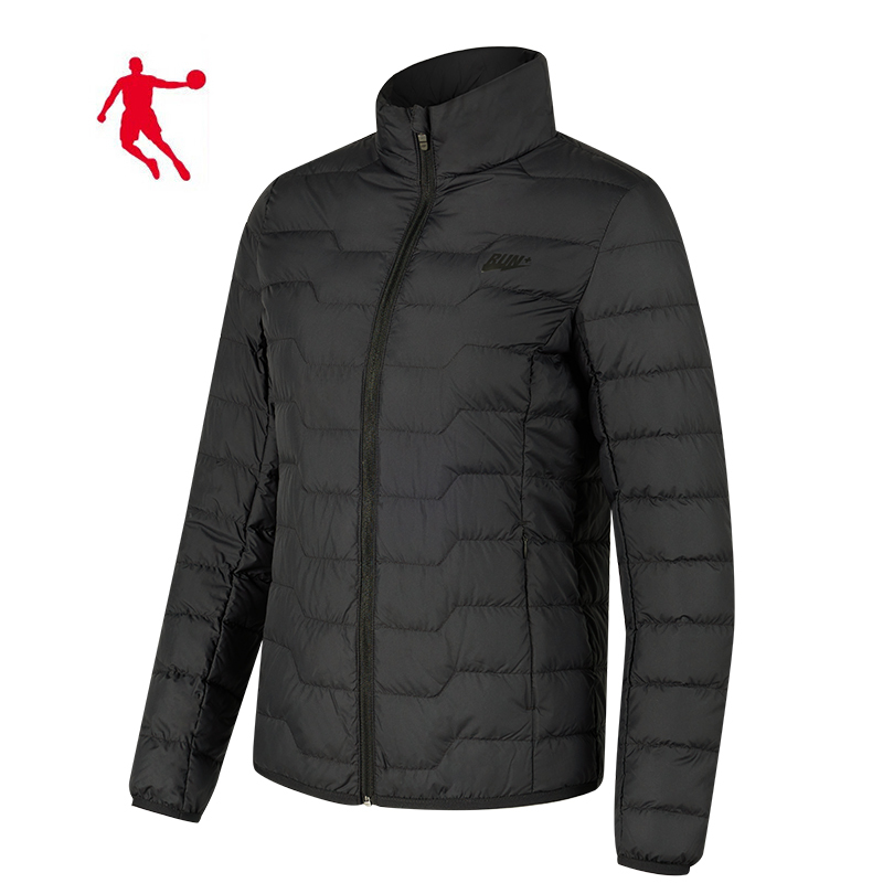 乔丹夹克风衣梭织风衣女上衣kgm42213304女款件黑色s