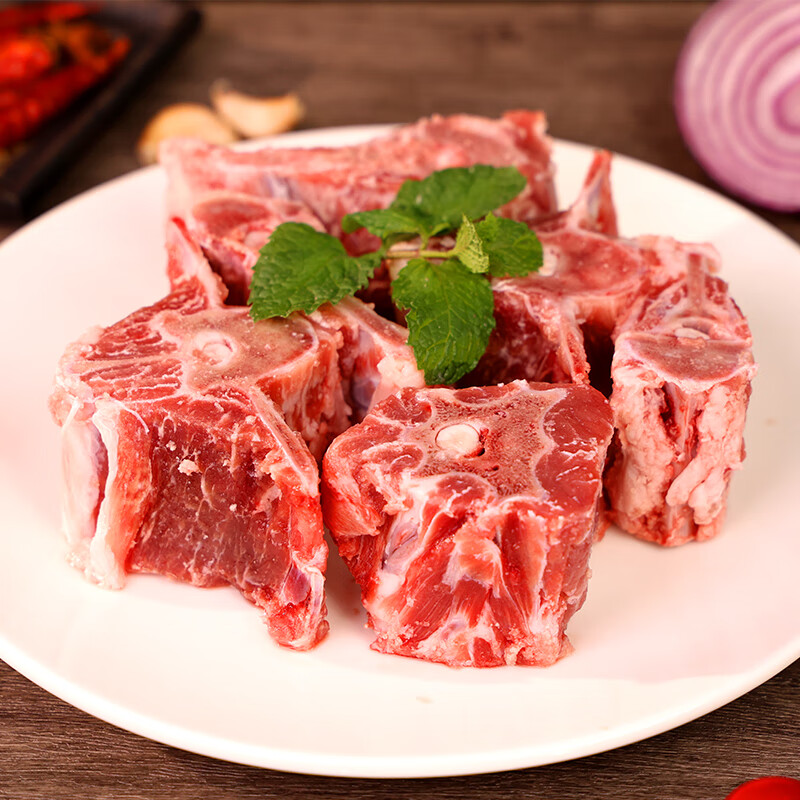 鲜飨内蒙原切草原羊肉298礼盒 3500g高清大图