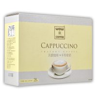 [苏宁超市]沃欧咖啡(WOW COFFEE) 卡布奇诺即溶咖啡420g(15g*28条) 速溶系列