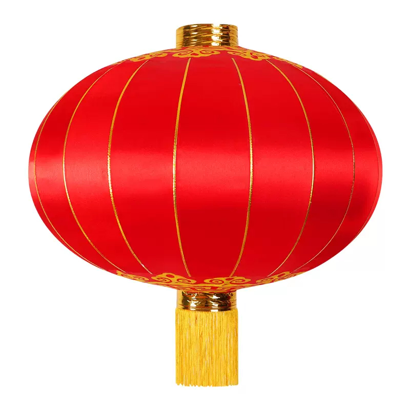 定制红灯笼新年节日国庆印字铁口宫灯户外防水防晒灯笼 100#直径65cm(加厚绸缎)