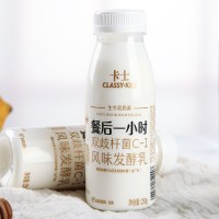 卡士酸奶餐后一小时风味酸牛奶原味益生菌发酵乳250g*6瓶装整箱