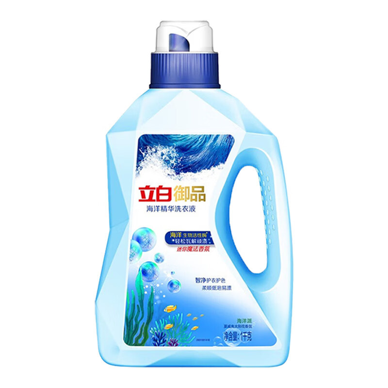 立白 御品海洋精华智净护衣洗衣液 1kg/瓶高清大图
