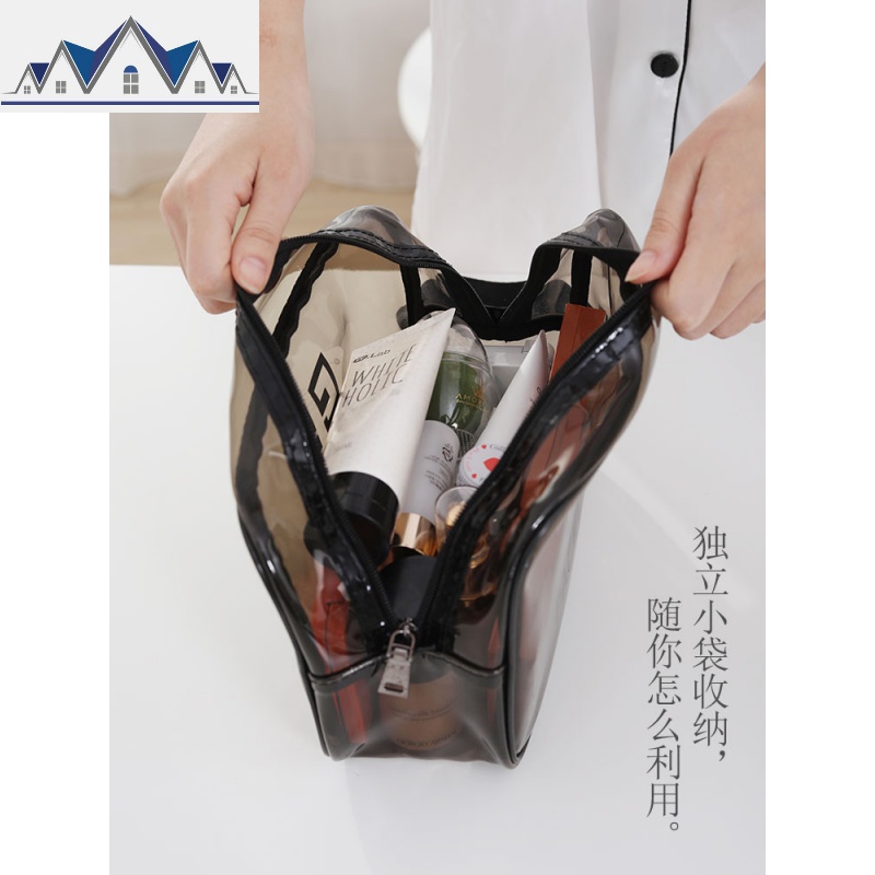 洗漱包女便携旅行化妆包防水迷你收纳包男化妆品分装整理袋大小号 三维工匠高清大图