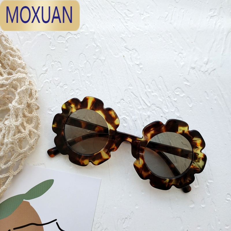 MOXUANins网红花朵太阳镜儿童洋气墨镜宝宝个性凹造型眼镜出游遮阳潮镜