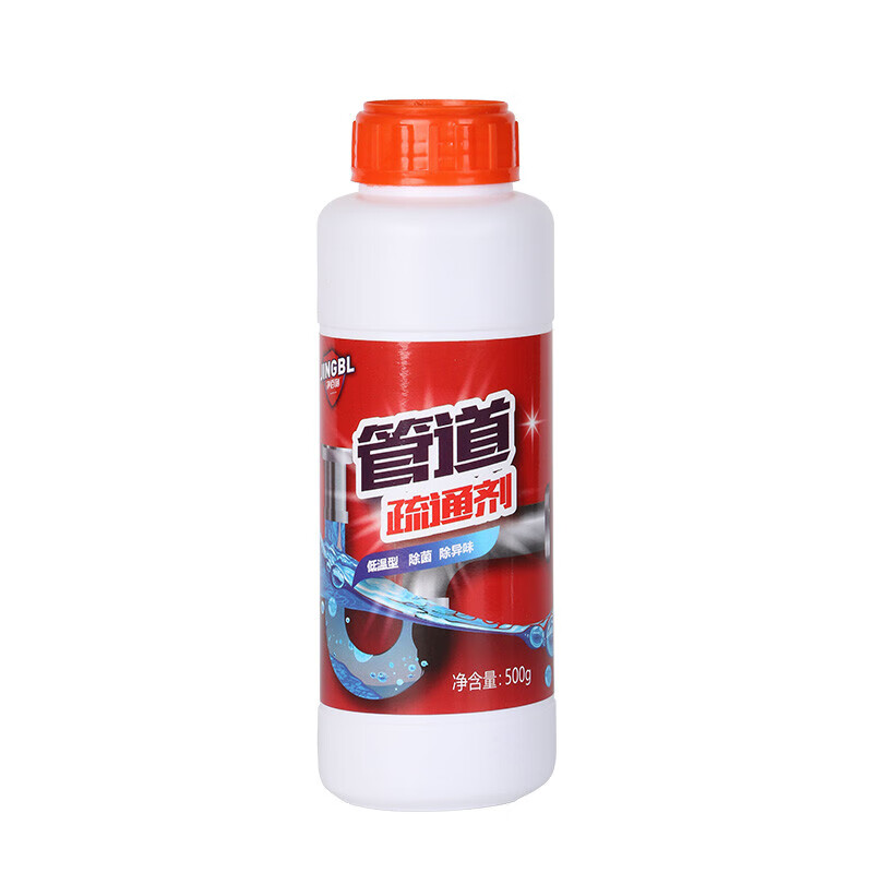 净佰俐 低温型管道疏通剂500g*3瓶 下水道疏通剂高清大图