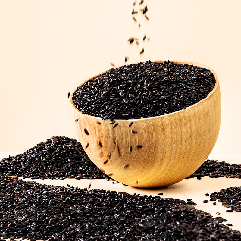 北纯 有机黑米-(罐装)730g高清大图