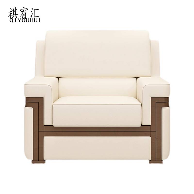 祺宥汇 办公沙发 单人位麻布 张10