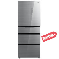 [二手][99新]美的(Midea)BCD-406WGPZM 冰川银406升法式多冰箱 微晶一周鲜 智能操控 风