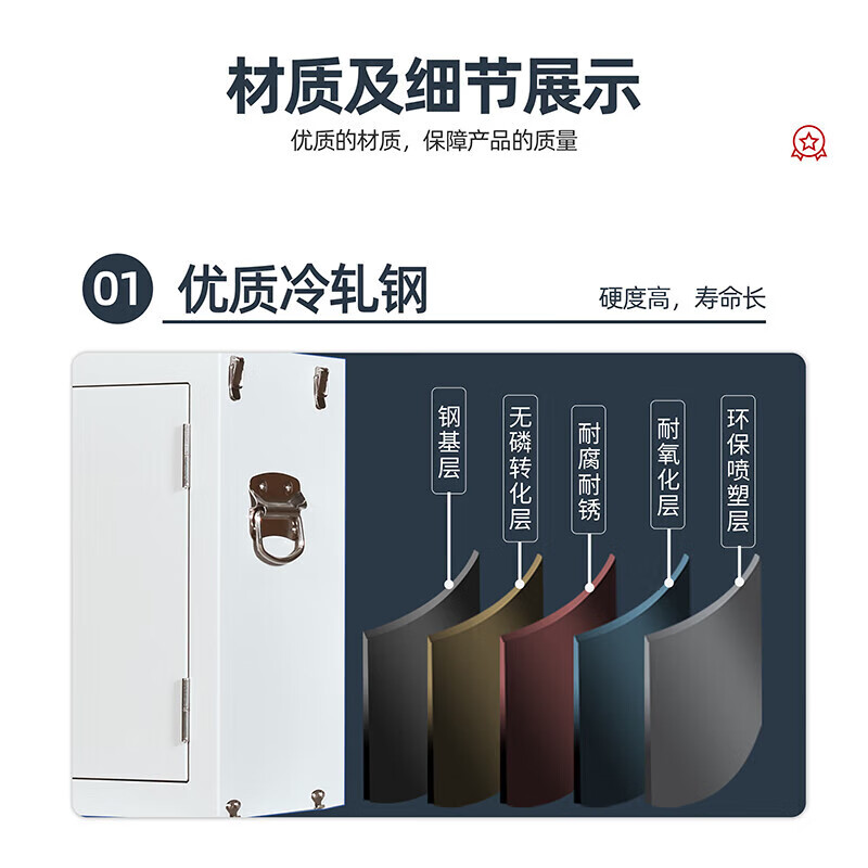 锦北 手机屏蔽柜考场会议室保密机关存放柜 对开门小底柜高清大图