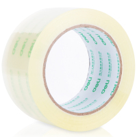 得力(deli) 30289封箱胶带 55mm*80m*50um 打包胶带 (6卷/筒) 10筒