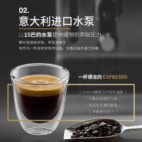 德龙(Delonghi)ECP36.31家用半自动咖啡机 意式浓缩现磨自冰咖啡卡布奇诺奶泡系统办公室细腻打奶泡不锈钢锅炉