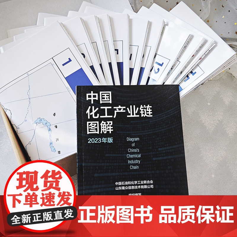 中国化工产业链图解 2023年版 中国化学工业主要产业链企业规模及布局工具书 13条化工产业链图 中国石化化工行业重点产高清大图