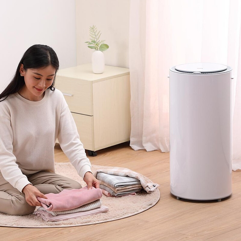 小米有品 小浪智能衣物消毒烘干机家用宝宝衣服内衣内裤消毒烘干机-35L 白色 35升