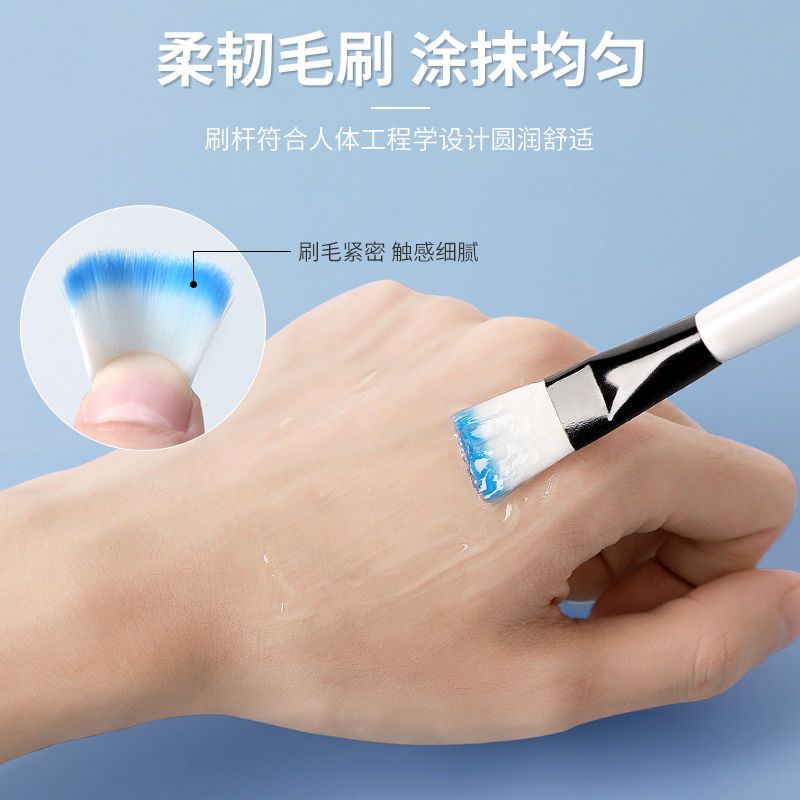 硅胶面膜刷涂面膜刷子泥膜专用软毛脸部清洁美容涂抹式面膜铲扫刷 面膜碗套装（掌柜推荐）