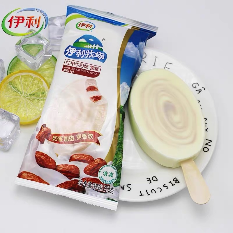 伊利牧场红枣牛奶味雪糕