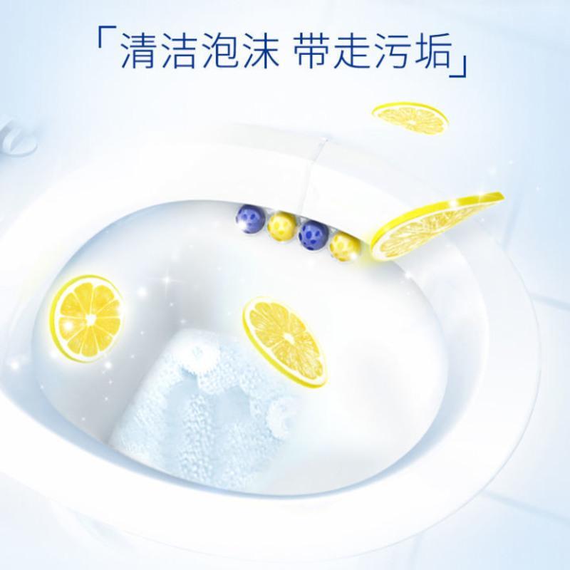 汉高Bref妙力洁厕球壹生活洁厕魔力球德国马桶清洁球易辟马桶挂 体验装1挂4粒球_