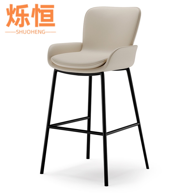 烁恒 吧台椅 坐高75cm 把高清大图