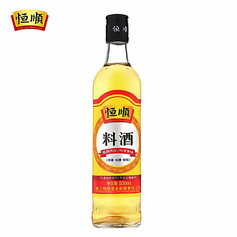 恒顺料酒500ml 纯粮酿造 去腥提鲜 家用烹饪常用品