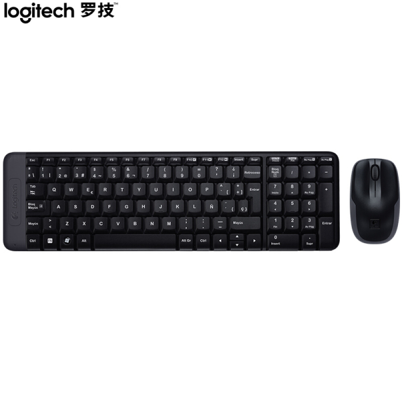 罗技(Logitech)MK220无线键鼠套装家用通用办公商务键鼠套装