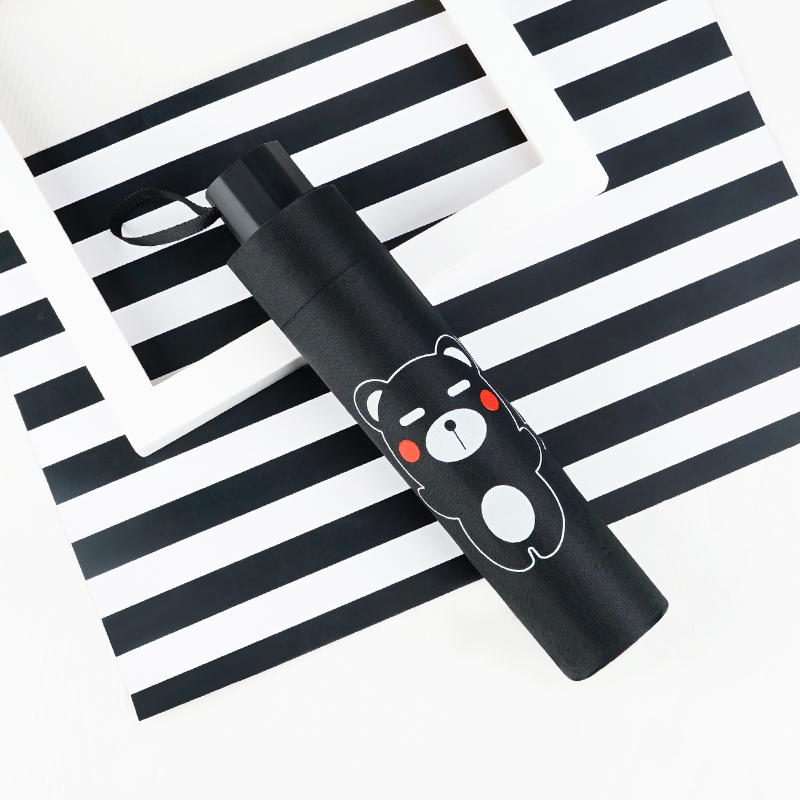 红叶の秀红叶雨伞男女双人伞手开折叠轻便防晒遮阳伞太阳伞红叶八骨加固 呆呆熊高清大图