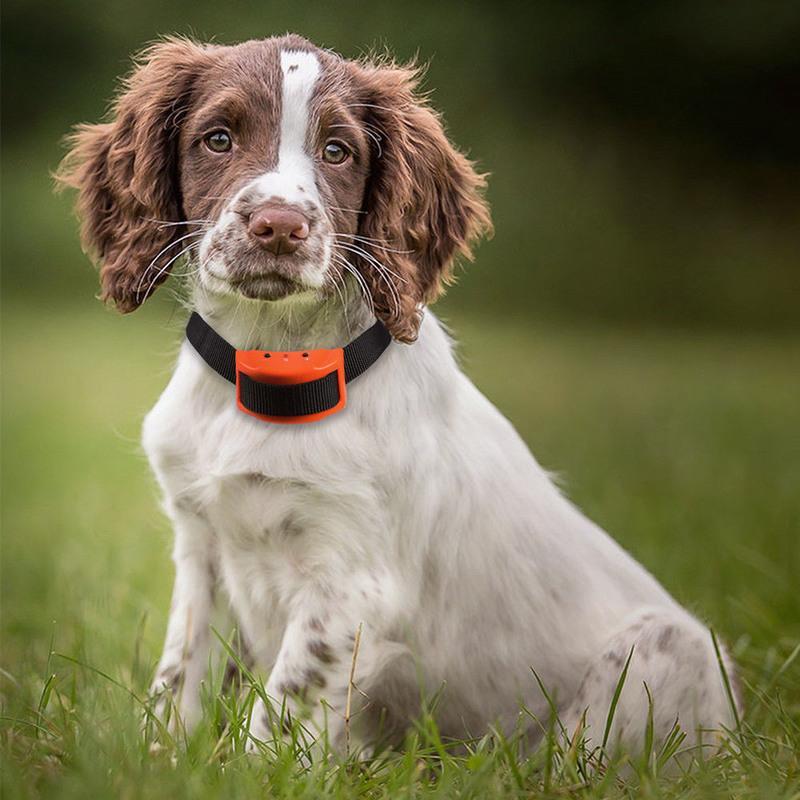 防狗叫止吠器自动泰迪电击项圈宠物狗吠脖圈橙色防狗叫防扰民神器