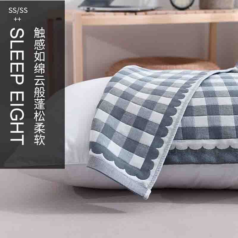 中盈惠彩 纯棉六层纱布枕巾 HCZJ02 52*78CM 条