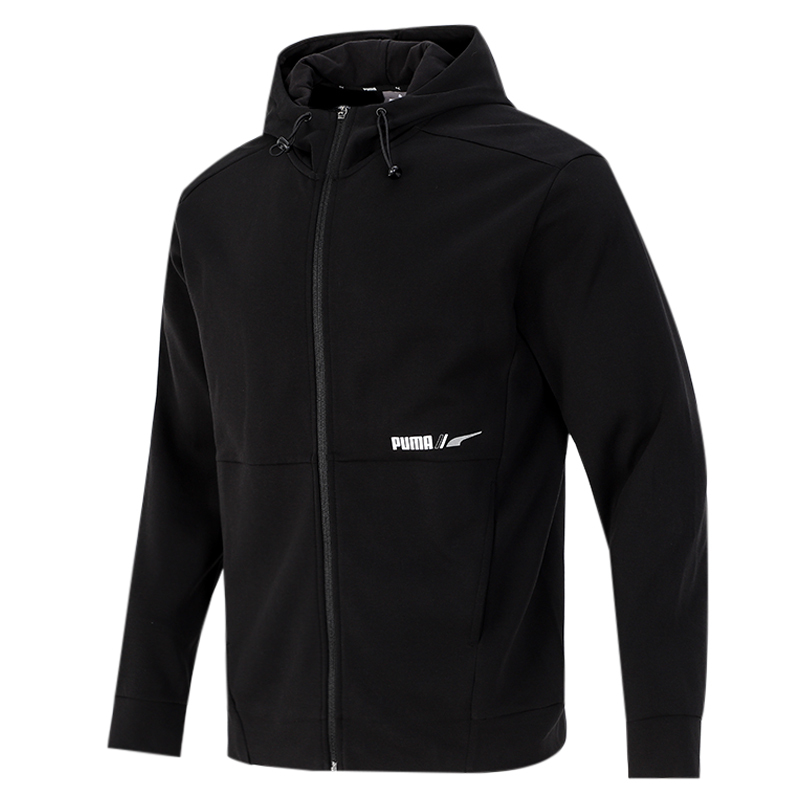 PUMA彪马外套男装2021秋季新款运动服连帽休闲夹克开衫846533