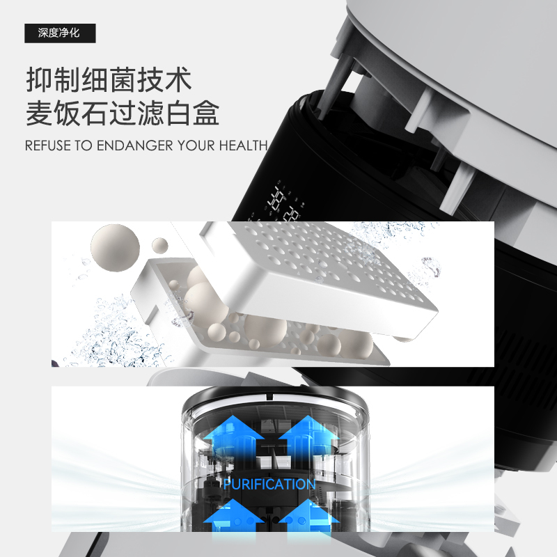 万途(WANTU)落地加湿器家用轻音卧室大容量大雾量空气超声波加湿机商用杀菌消毒大型工业喷雾 上加水