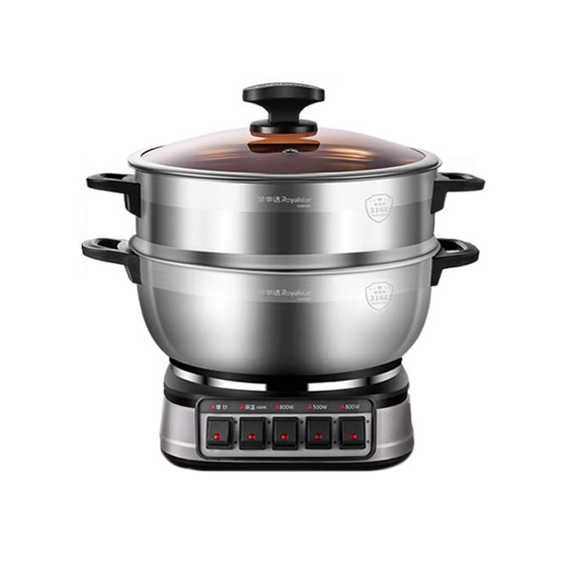 荣事达电炒锅6L多功能不锈钢单笼RDG-ZH32GB6-316