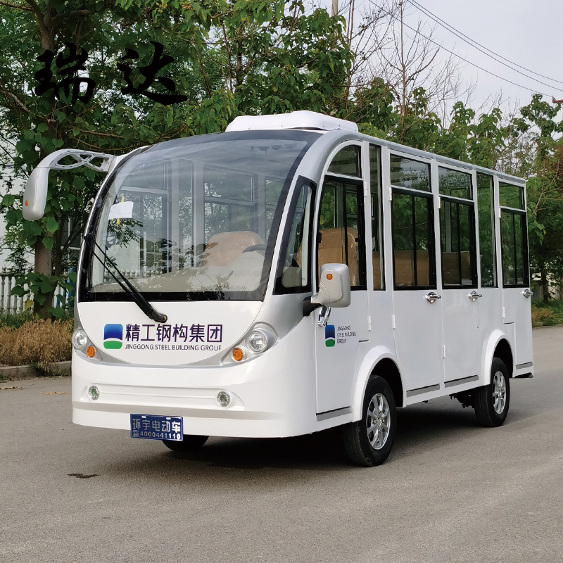环宇首骐景区旅游观光车酒店售楼处看房接待车全封闭电动观光车校园