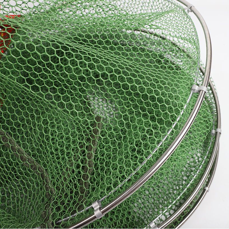 特价清仓小鱼护防挂网渔网折叠鱼护鱼网袋子装鱼网兜渔具活鱼袋 25*1.