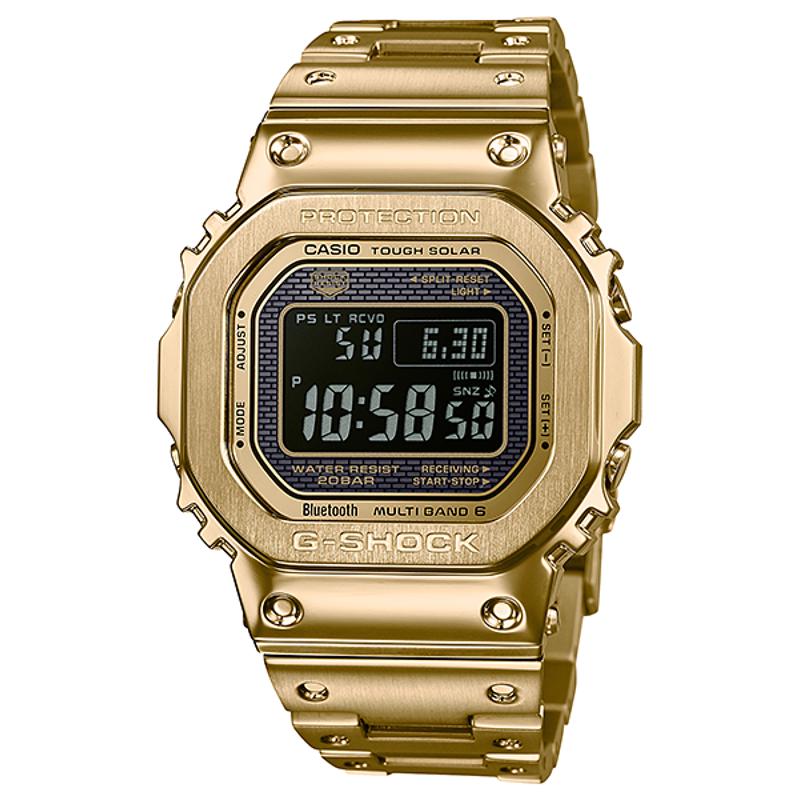 卡西欧(CASIO)光动能多功能防震耐磁男士手表金属表带商务休闲双显石英表