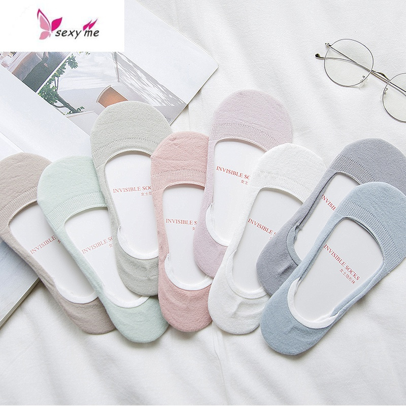 船袜女棉浅口硅胶防滑隐形袜女浅口袜子女短袜夏季薄款女士袜子fish