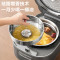 美的(Midea)电压力锅速嫩感0涂层压力煲8分钟一道菜5L电饭煲自动排气MY-S5881F高压锅3-6人
