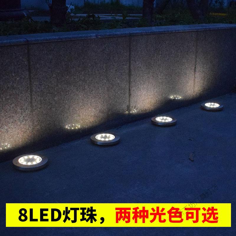 苏宁放心购 太阳能灯户外花园地埋灯花园别墅庭院防水景观超亮LED坪插地灯高清大图