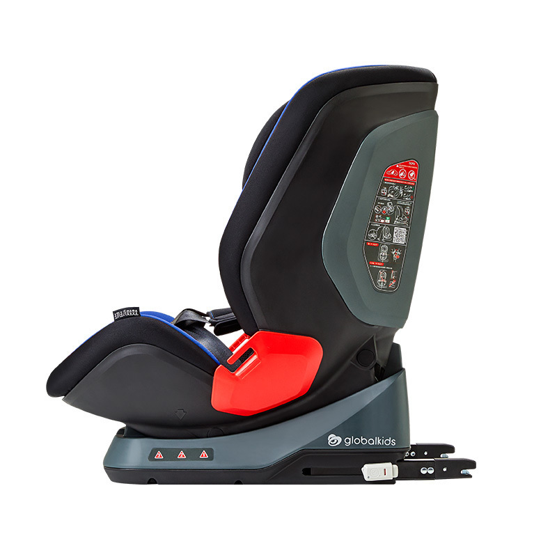 globalkids环球娃娃婴儿宝宝儿童安全座椅 9个月-12岁 isofix (蓝)