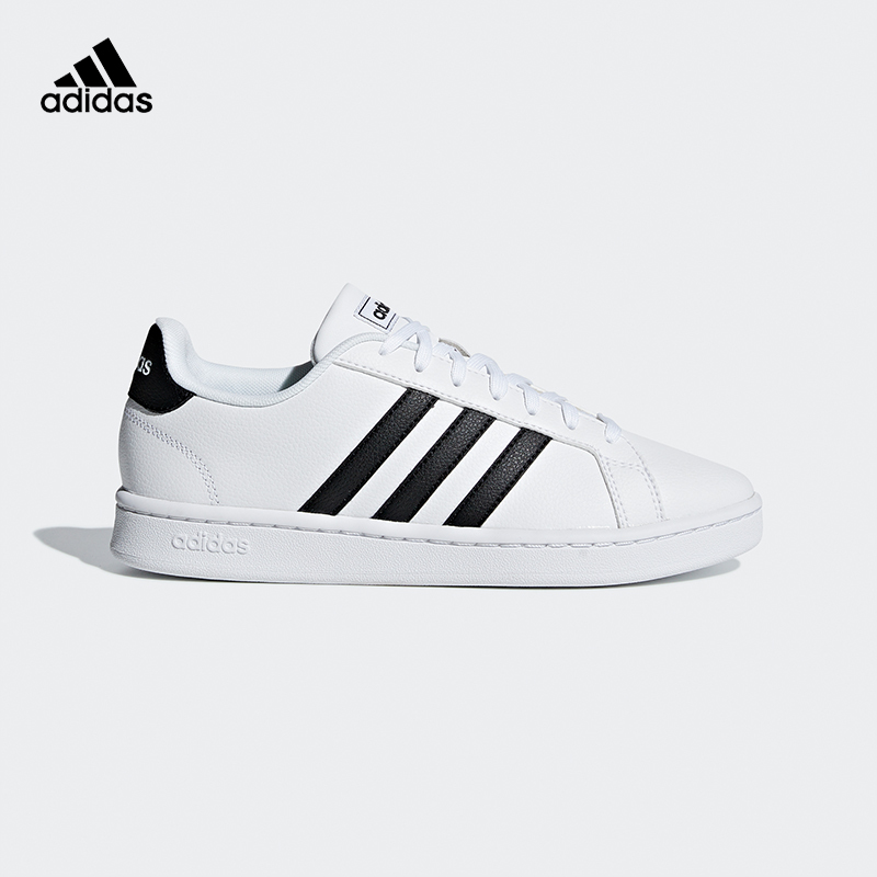 adidasneograndcourt女款白黑运动休闲鞋f36483