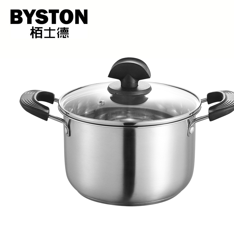 栢士德BYSTON304奥氏体型不锈钢劳斯克套锅 BST-120高清大图
