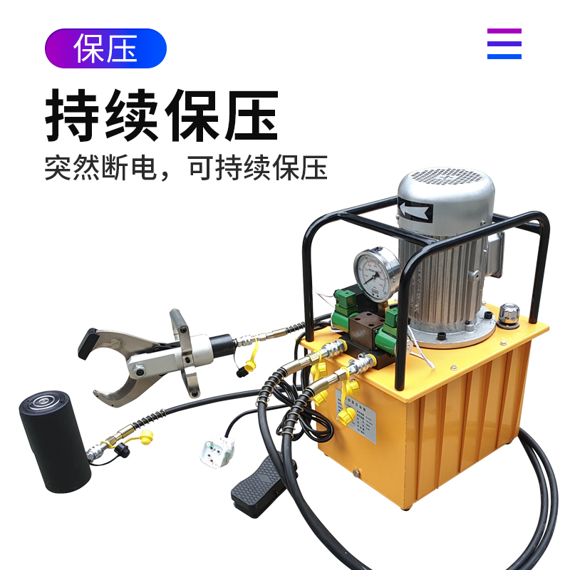 电动液压泵 单油管液压泵 电磁阀脚踏电动泵浦 超高压液压电动泵