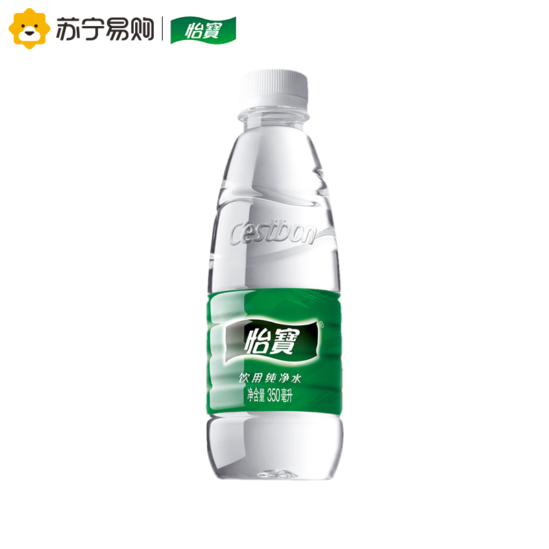 怡宝 纯净水 350ml*24支 整箱 饮用水