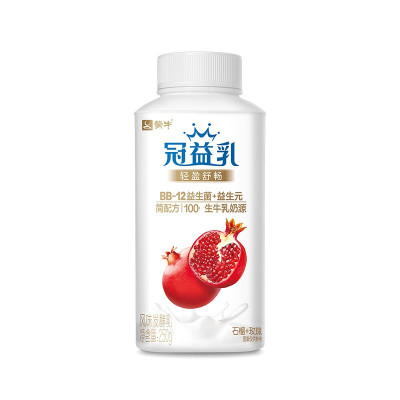 蒙牛冠益乳风味发酵乳石榴玫瑰味250g