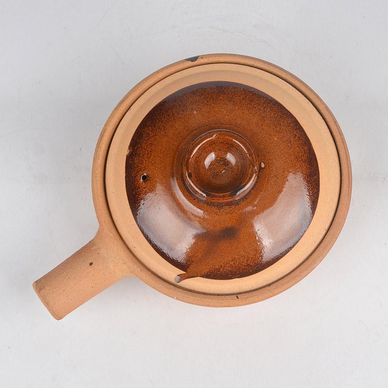 传统土锅单柄砂锅炖锅陶瓷土菜馆煲仔饭砂锅家用煮糊锅粥锅奶锅二人份