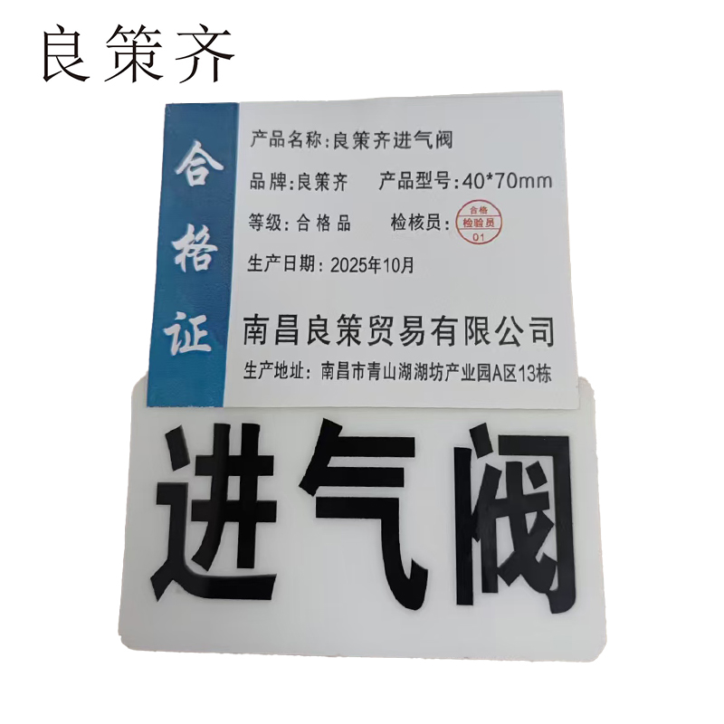 良策齐进气阀40*70mm张高清大图